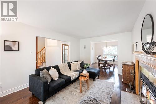 1045 Karsh Drive, Ottawa, ON - Indoor Photo Showing Living Room With Fireplace