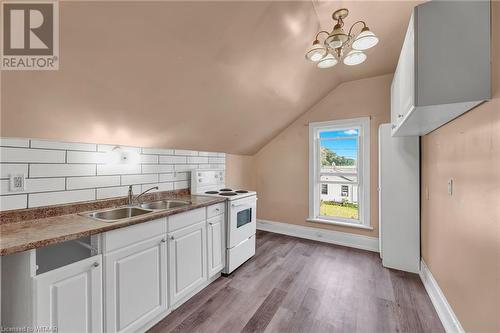 75 Chapel Street, Woodstock, ON - Indoor Photo Showing Kitchen With Double Sink