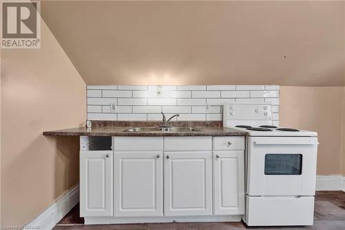 75 Chapel Street, Woodstock, ON - Indoor Photo Showing Kitchen With Double Sink