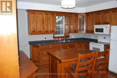 3548 Concession Road 7 Road, Clarington, ON - Indoor Photo Showing Kitchen With Double Sink