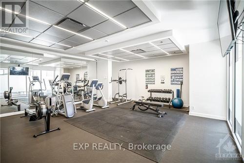 503 - 360 Mcleod Street, Ottawa, ON - Indoor Photo Showing Gym Room