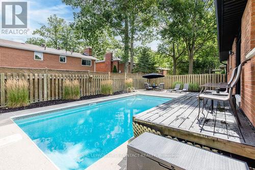 279 Anne Street N, Barrie, ON - Outdoor With In Ground Pool With Deck Patio Veranda