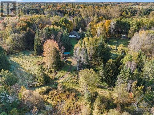 Aerial view of part of the backyard - 4000 Stonecrest Road, Ottawa, ON - Outdoor With View