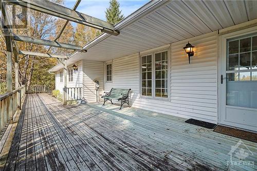 Front deck leading to front door - 4000 Stonecrest Road, Ottawa, ON - Outdoor With Deck Patio Veranda With Exterior