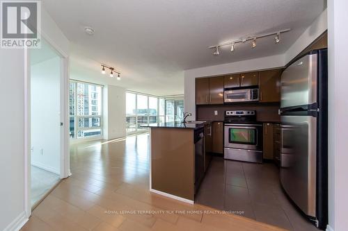 1109 - 16 Yonge Street, Toronto, ON - Indoor Photo Showing Kitchen With Stainless Steel Kitchen