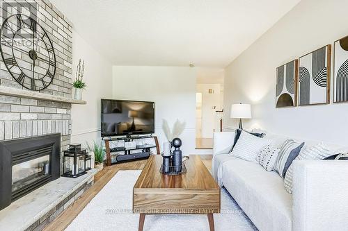 650 Cognac Crescent, Pickering, ON - Indoor Photo Showing Living Room With Fireplace