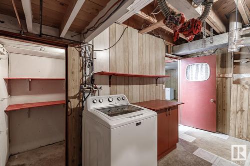 6123 144 Av Nw Nw, Edmonton, AB - Indoor Photo Showing Laundry Room