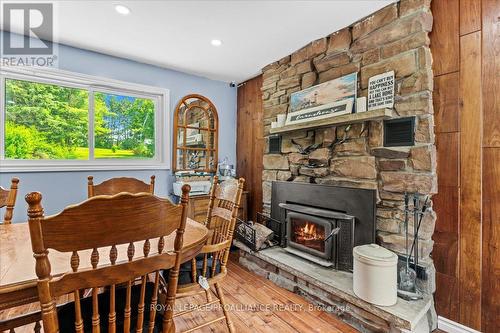 139 Oak Lake Road, Quinte West, ON - Indoor Photo Showing Dining Room With Fireplace