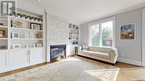 17 Southgate Avenue, Toronto, ON - Indoor Photo Showing Living Room With Fireplace