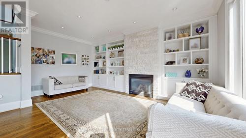 17 Southgate Avenue, Toronto, ON - Indoor Photo Showing Living Room With Fireplace