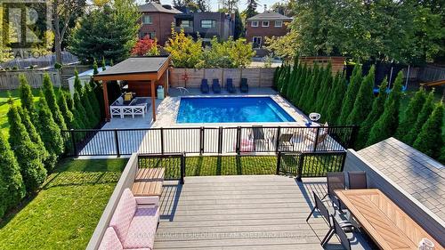 17 Southgate Avenue, Toronto, ON - Outdoor With In Ground Pool With Deck Patio Veranda With Backyard