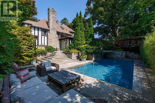 539 Blythwood Road, Toronto, ON - Outdoor With In Ground Pool