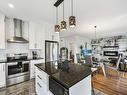 Salle Ã  manger - 124 Rue Arthur-Villeneuve, Cowansville, QC  - Indoor Photo Showing Kitchen With Upgraded Kitchen 