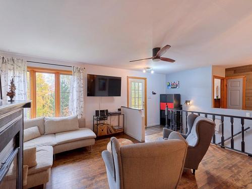 Overall view - 11 Ch. De L'Érablière, Saint-Donat, QC - Indoor Photo Showing Living Room With Fireplace