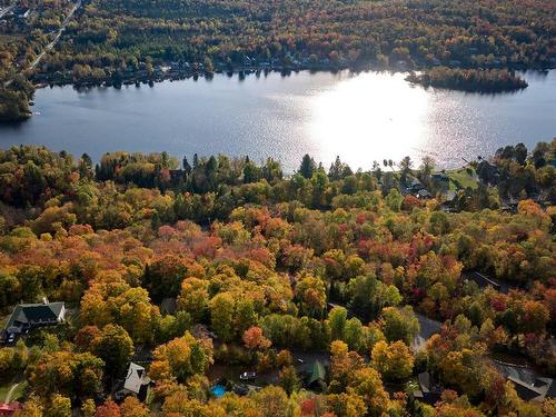 Aerial photo - 11 Ch. De L'Érablière, Saint-Donat, QC - Outdoor With Body Of Water With View