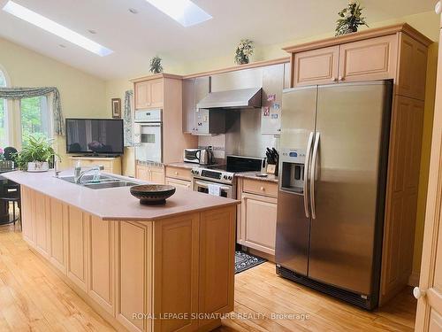 244 Isabella Ave, Mississauga, ON - Indoor Photo Showing Kitchen With Double Sink