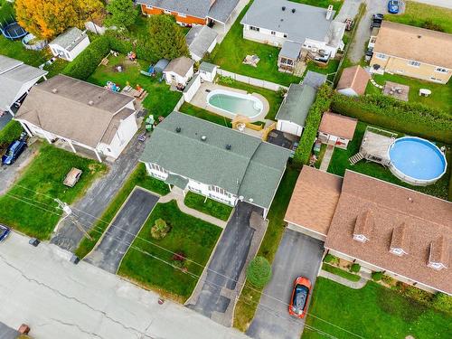 Aerial photo - 40  - 42 Rue Ouellet, Sherbrooke (Brompton/Rock Forest/Saint-Élie/Deauville), QC - Outdoor With Above Ground Pool With View