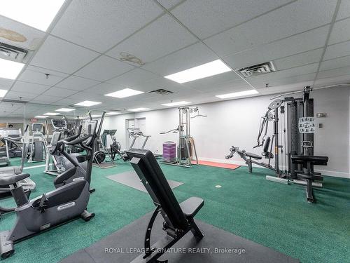 709-8 Silver Bell Grve, Toronto, ON - Indoor Photo Showing Gym Room