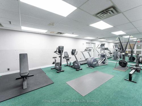 709-8 Silver Bell Grve, Toronto, ON - Indoor Photo Showing Gym Room