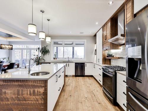 Kitchen - 280 Ch. De Blue Hills, Morin-Heights, QC - Indoor Photo Showing Kitchen With Upgraded Kitchen