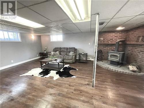 593 Airport Road, Petawawa, ON - Indoor Photo Showing Basement With Fireplace