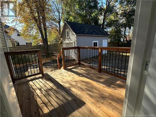 46 Edward Street, Moncton, NB - Outdoor With Deck Patio Veranda With Exterior