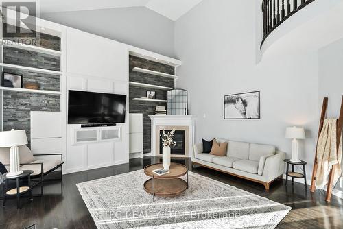 43 Belsey Lane, Clarington (Newcastle), ON - Indoor Photo Showing Living Room With Fireplace