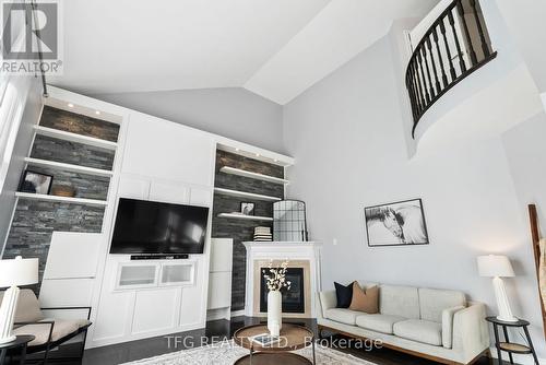 43 Belsey Lane, Clarington (Newcastle), ON - Indoor Photo Showing Living Room With Fireplace