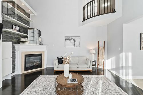 43 Belsey Lane, Clarington (Newcastle), ON - Indoor Photo Showing Living Room With Fireplace