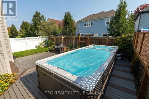 43 Belsey Lane, Clarington (Newcastle), ON - Outdoor With Above Ground Pool With Deck Patio Veranda With Backyard