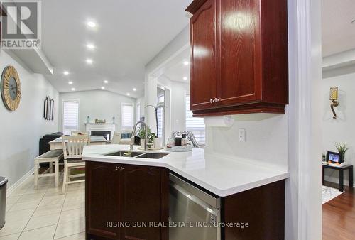 7 Shortreed Grove, Brampton, ON - Indoor Photo Showing Kitchen With Double Sink