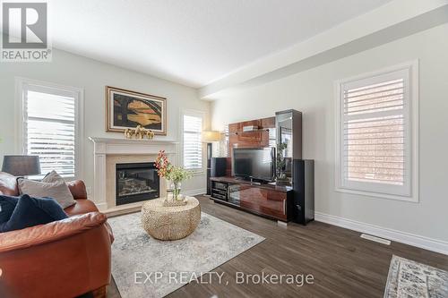 3356 Minerva Way, Burlington, ON - Indoor Photo Showing Living Room With Fireplace