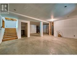 main living area in basement - 