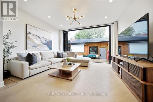 37 Pauline Avenue, Toronto, ON - Indoor Photo Showing Living Room With Fireplace