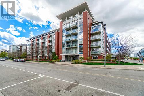 209 - 80 Port Street E, Mississauga, ON - Outdoor With Balcony With Facade