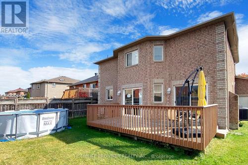 48 Patrick Drive, Barrie, ON - Outdoor With Above Ground Pool With Deck Patio Veranda With Exterior