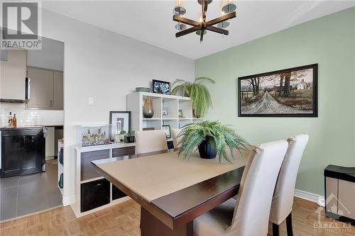 1285 Cahill Drive Unit#2103, Ottawa, ON - Indoor Photo Showing Dining Room