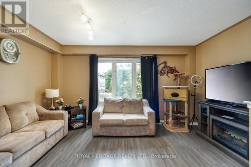 46 Spraggins Lane, Ajax (Central), ON - Indoor Photo Showing Living Room With Fireplace