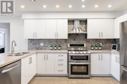 101 - 2175 Wyandotte Street E, Windsor, ON - Indoor Photo Showing Kitchen With Stainless Steel Kitchen With Double Sink With Upgraded Kitchen