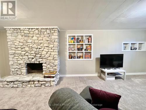 1460 Wallbridge Loyalist Road, Belleville, ON - Indoor Photo Showing Living Room With Fireplace