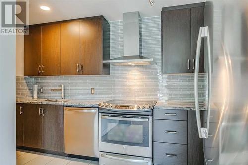 Owner's Lounge - 302, 303 13 Avenue Sw, Calgary, AB - Indoor Photo Showing Kitchen With Stainless Steel Kitchen With Upgraded Kitchen