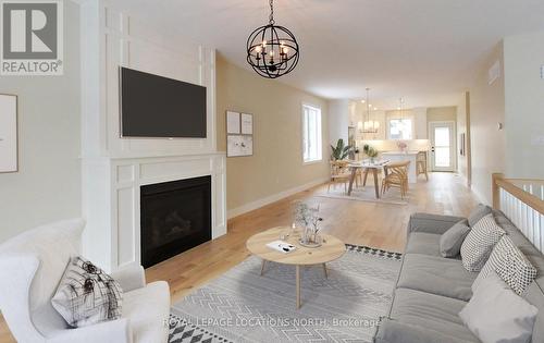 19 Gordon Crescent, Meaford, ON - Indoor Photo Showing Living Room With Fireplace