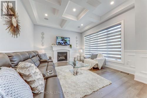 123 Baldwin Street, Whitby, ON - Indoor Photo Showing Living Room With Fireplace