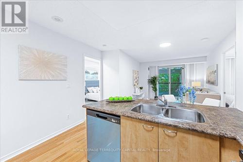 205 - 503 Beecroft Road, Toronto, ON - Indoor Photo Showing Kitchen With Double Sink