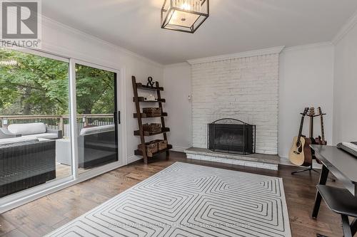 1771 Heather Hills Drive, Burlington, ON - Indoor Photo Showing Living Room With Fireplace