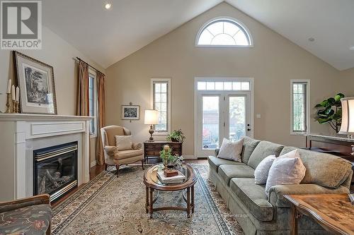 1 - 2141 Caroline Street, Burlington, ON - Indoor Photo Showing Living Room With Fireplace