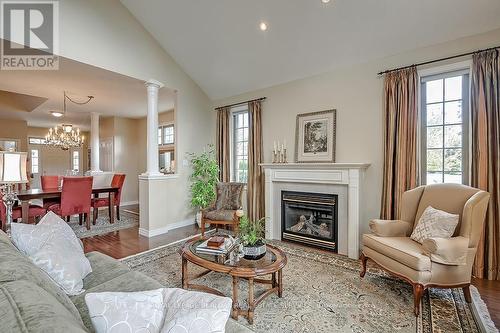 1 - 2141 Caroline Street, Burlington, ON - Indoor Photo Showing Living Room With Fireplace