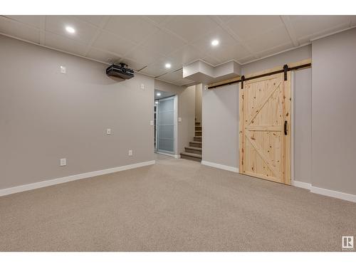 16009 10 Av Sw Sw, Edmonton, AB - Indoor Photo Showing Basement