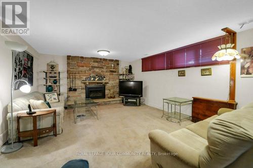 125 Pleasant Avenue, Toronto, ON - Indoor Photo Showing Living Room With Fireplace