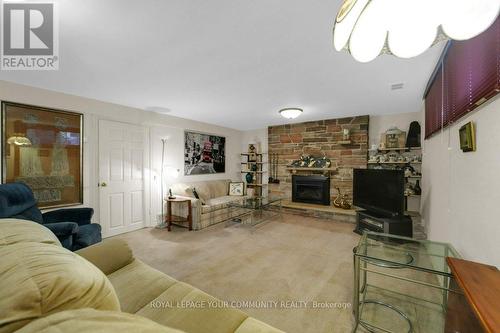 125 Pleasant Avenue, Toronto, ON - Indoor Photo Showing Living Room With Fireplace